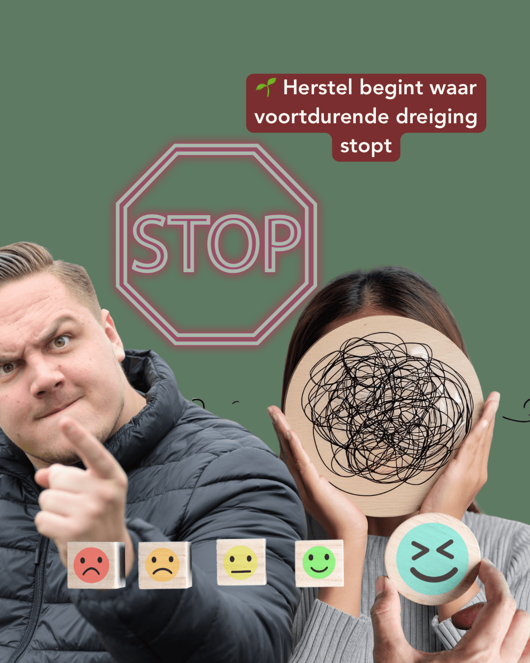 Herstel begint waar voortdurende dreiging stopt
